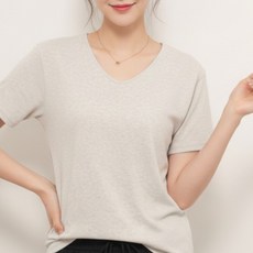 제이지나 여성 반팔티 스판 티셔츠