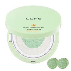 KIM JEONG MOON 金正文 蘆薈保溼防曬氣墊粉餅 SPF50+ 25g+迷你2X乳霜 3.5g 2罐, 1組