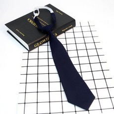 여성용 스쿨 패션 자동끈 넥타이 1개