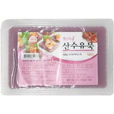 (무료배송)지리산 청정자연의 맛 그대로 춘향골 참묵/3대를 이은 전통 묵(춘향골) 산수유묵, 2개, 400g
