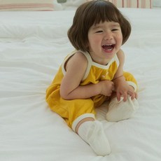 [마이리틀눅] 유아 여름 테리 아기 오버롤 멜빵바지 유아동 점프슈트 유아복 등원복 아동복 바캉스룩