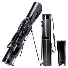 골프스탠드하프백 PU 가죽으로 골프백 경량 하프백 남성용 여성용, 블랙