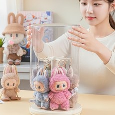메리레이디 투명 회전 봉제인형 피규어 보관함 장식장, 1개