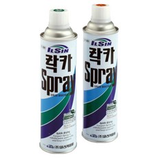 일신 락카 스프레이 페인트, 백색, 420ml, 1개