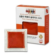 심플리 떡볶이 슬라이스 소스 (8인분), 1개, 160g