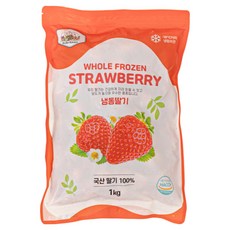 루비랑 국산 냉동 딸기, 1kg, 3개