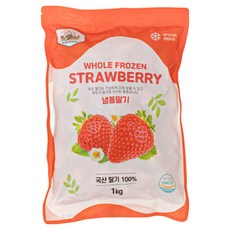 루비랑 국산 냉동 딸기, 냉동딸기 1kg, 5개