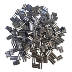 국내산 낚시 쌍슬리브 8자슬리브 파이프 크립(500개입), 1개, 1.0mm*5mmX500개