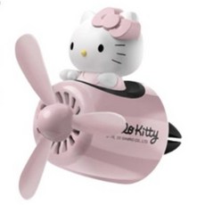 자동차방향제 카카오프렌즈 라인프렌즈 스파이더맨 헬로키티 디즈니 토이스토리 정품 19종 프로펠러 송풍구방향제, dfp14 헬로키티, 1개