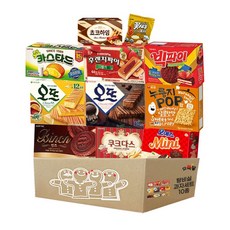 으쓱몰 탕비실 과자세트, 1세트, 10종