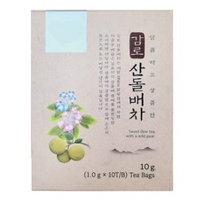 감로 산돌배차 비건 달콤하고 상큼한 NO설탕 NO카페인 국산, 1개, 10g, 10개입