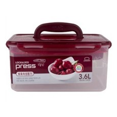 김치통 김장통 발효숙성용기 누름독 김치냉장고통 3.6L, 1개