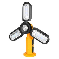 엘마운틴 트랜스폼 충전식 LED 랜턴 + 18650 충전지 3000mAh + 마이크로 5핀 충전케이블 세트, 혼합색상, 1세트