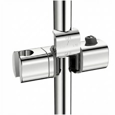 갤럭시마켓 간편 설치 각도조절 샤워기 거치대 홀더, 실버