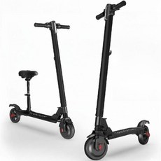 로드메이트 초경량 전동 킥보드 접이식 배달 대리기사, 24V, 시트 블랙 30-40km