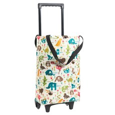 오드상회 휴대용 접이식 장바구니 캐리어 카트, D2 애니멀, 1개