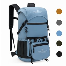 초경량 방수 등산가방 대용량 여행가방 30L, 라이트블루