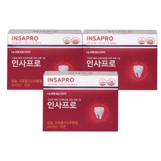 인사돌 플러스 칫솔 정품 증정 이가탄탄하게 하루 한알 치아건강엔 인사 프로 플러스 정품 식약처 인증, 2개, 60정