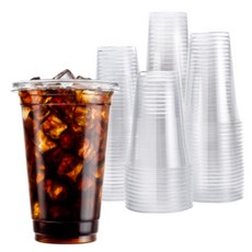 CR 92.5파이14온스 아이스컵 투명페트컵 1000개/1박스, 1세트, 1000개, 400ml