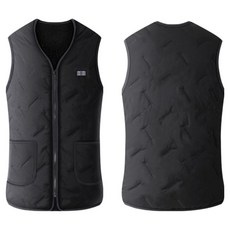 라첸 발열조끼 USB 3단계 온도조절 남여공용 골프 등산 온열조끼 20000mAh 고속충전보조배터리 PD20W