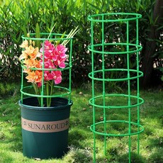 꿈알상점 높이조절 넓이조절 원형 조립식 식물 지지대 지주대, 5개