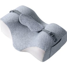 성형베개 코 가슴 양악 윤곽 눈 수술 관리 배게 성형회복베개, 화이트 네이비, 1개