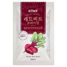 띠앗농장 물없이 진공 60도 저온 추출 레드 비트즙, 100ml, 120개