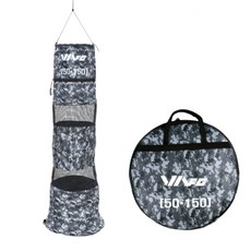 VA 밀리터리 실리콘 살림망 민물 붕어 중층 잉어 낚시망 어망, 50*150