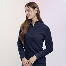 [스타일랑] (1+1) 여성 겨울 기모 등산 아웃도어 긴팔 티셔츠_마시멜로 플리스 티셔츠