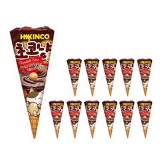 화이트데이 과자 부드럽고 진한 초코릿과 바삭한 와플의 만남 초코냥콘, 12개, 15g