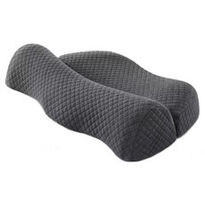 ANYOU 베개 라텍스베개 일자목베개 경추베개, 1개, 그레이