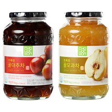 초록원 꿀대추차 +꿀모과차, 1개입, 1kg, 2개