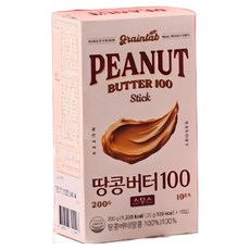 그레인랩 땅콩버터 100 스무스, 2박스, 200g