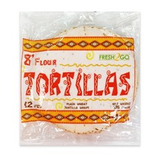 SIB 시그니처 냉동 밀 또띠아 8인치 12입, 2개, 576g