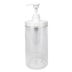 기프템 입구넓은 1000ml 디스펜서 리필통 공병 펌프형 소분용기 주방세제 바디워시 리필용기, 1개, 투명