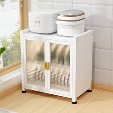 Anystar 방진 가로 60cm 다용도 그릇 접시수납장, 화이트, 1개