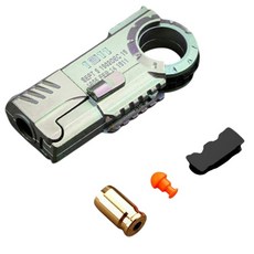 LuckSave 풀메탈 권총 피젯 토이 스피너, 레인보우그린, 1개