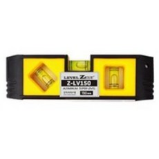 Toolcube 제스트 Z-LV150 미니 자석 수평계 150mm 휴대용 레벨 수직 각도기, 1개