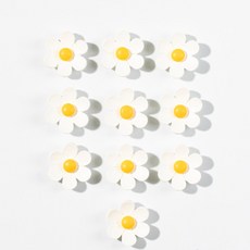 쏘이온 하얀꽃 냉장고 현관문 인테리어 자석 마그네틱, 하얀꽃10p
