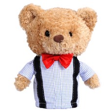 [INGGI] 곰인형 우드커버 우드 골프채 커버 골프 헤드커버, 선택완료, 1개