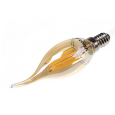 Vitson LED COB 에디슨 LED 촛대구 플레임 C35 4W E14 BASE 전구색 2700K, 1개