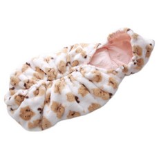 [꿈과별]코코잠 베어 아기띠워머 무릎담요 애기띠, 화이트