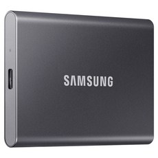 삼성전자 포터블 외장 SSD T7 외장하드SSD Type-C USB3.2, 그레이+삼성정품파우치, 1TB