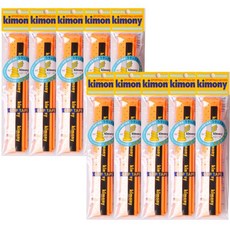 키모니 하이소프트 홀스파이럴그립 타공 쿠션 KGT119, 오렌지, 10개