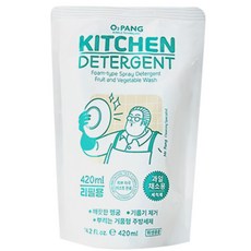 오투팡 프리미엄 친환경 1종 주방세제 리필 2개, 420ml