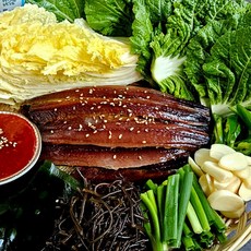 손질 해풍 포항 구룡포 과메기 야채세트, 1개, 10미 20쪽 + 야채세트