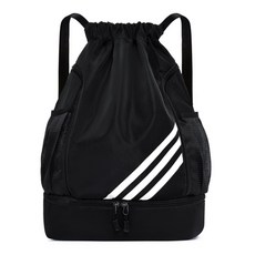 바이루넥스 축구공가방 다용도 스포츠가방, 블랙, 1개