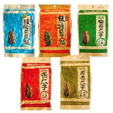 <동성무역> 챠챠 해바라기씨 5종세트 260g*5개 (오향+오리지널+코코넛+카라멜+호두), 5개, 260g