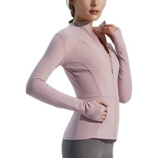 스멜모리 슬림핏 스포츠 요가 필라테스복 집업 자켓