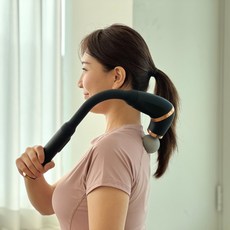 굿핏 무선 마사지건 커브건 마사지기, MH-H1, 화이트